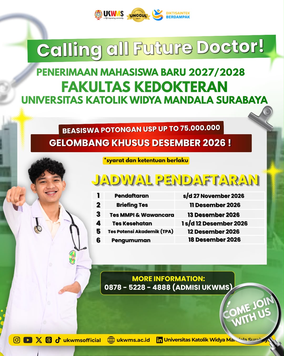 Beasiswa Kedokteran 2027/2028